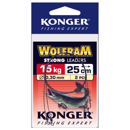 Przypon Wolfram Czerwony 25 10kg
