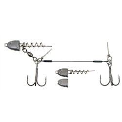 Dozbrojka Dwukotwicowa 2/0 12 27kg z Wymiennym Dociążeniem 5 10 15g Spinning System