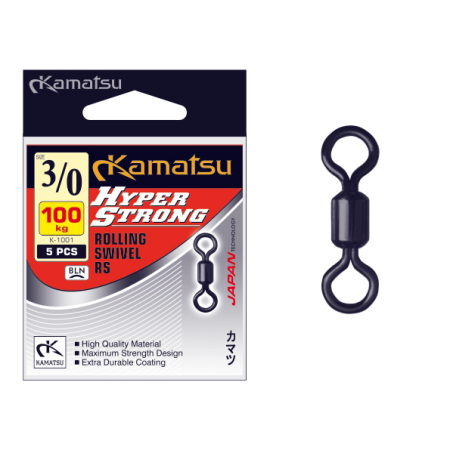 Krętlik Hyper Strong Rolling Swivel K-1001 8 BLN 19kg