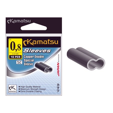 Rurka Zaciskowa Podwójna Miedziana Micro K-2195 1,0mm BLN