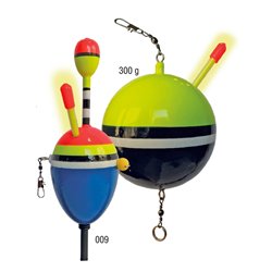 Spławik Sumowy 70g ze Zrywką i Bojką 300g Q-Ball Floater LS Dread Cat