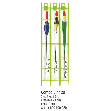 Zestaw Spławikowy Combo D 20