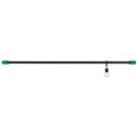 Straight Black Anti-Tangle Tube with Snap 25cm