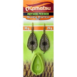 Zestaw Koszyczków Method Feeder Quick Catch 20g 30g z foremką