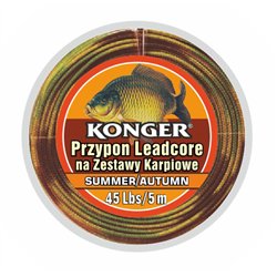 Plecionka Przyponowa Leadcore Summer & Autumn na Zestawy Karpiowe 35lbs 5m