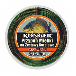 Plecionka Przyponowa Miękka Autumn na Zestawy Karpiowe 35lbs 10m