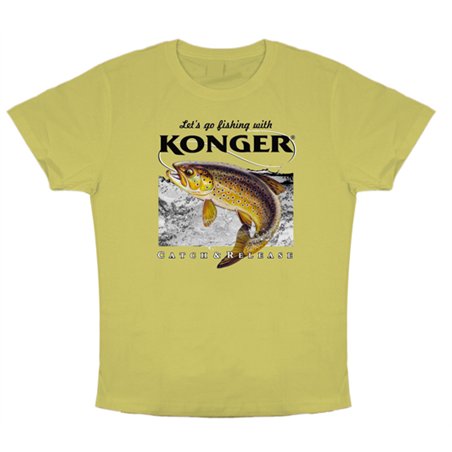 T-Shirt Trout Sand Size L