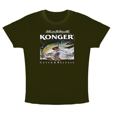 T-Shirt Pike Green Size L