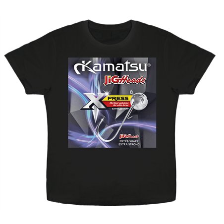 Koszulka Jig Heads Czarna Rozmiar XXL