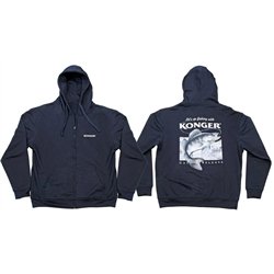 Bluza z Kapturem Granatowa Sandacz Rozmiar XXL