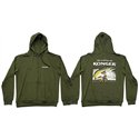 Bluza z Kapturem Zielona Szczupak Rozmiar XXL