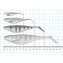 Flat Shad 6cm Gold Tea