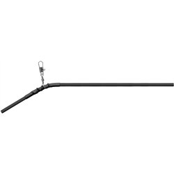 Paternoster Eco Czarny Łamany z Krętlikiem i Agrafką 20cm