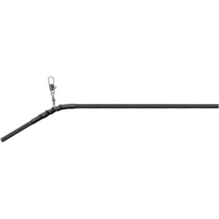 Paternoster Eco Czarny Łamany z Krętlikiem i Agrafką 20cm