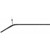 Polyline Anti-Tangle Tube with Swivel and Snap Eco Black 20cm