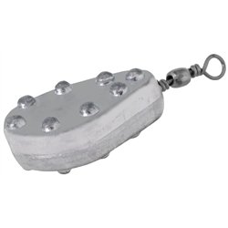 Ciężarek Płaski z Krętlikiem i z Zaczepami 30g