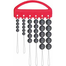 Zestaw koralików gumowych Rubber Beads 3 size Dread Cat