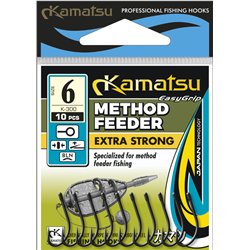Kamatsu Method Feeder Extra Strong 6 Czarny Nikiel Oczko
