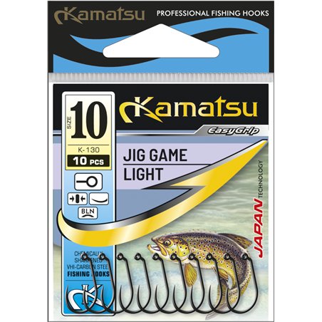 Kamatsu Jig Game Light 10 Czarny Nikiel Oczko