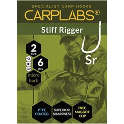Carplabs Stiff Rigger 6 Tytanowa Szarość Oczko