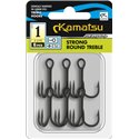 Kamatsu Strong Round Treble 8 Czarny Nikiel
