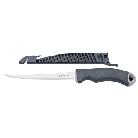 Filleting knife with sharpener 22cm Kamatsu