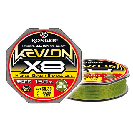 Kevlon Olive Green X8 0,25/150