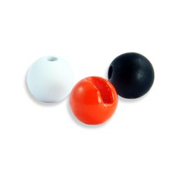 Tungsten Slotted Beads Red fi 3,5mm 0,35g