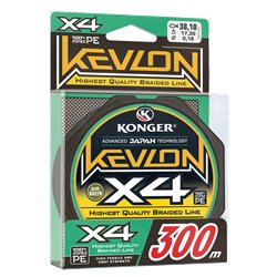 Kevlon X4 Black 0,16mm/300m Konger