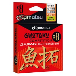Kamatsu Gyotaku X8 Lime Green 0,205mm/150m