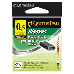 Double Copper Crimp Tube K-2295 0.5mm/8mm BLN Kamatsu