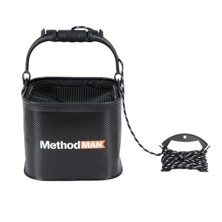 Wiaderko Składane Eva Ze Sznurkiem I Sitkiem 7l/20cm/20cm/18cm Methodman