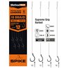 Method Feeder Rig With Pin Methodman Supreme Grip Titanium Grey Barbed Size 12 Braid 0.12mm