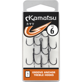 Kamatsu Groove Anchor Treble 8 Níquel Negro