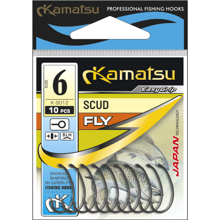 Anzuelo Kamatsu Scud de 18 ojos marrones