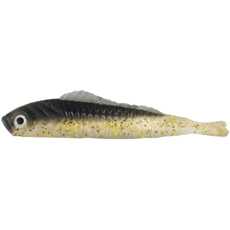 Drop-Shot Lucky Shad 6cm Gold & Rauch