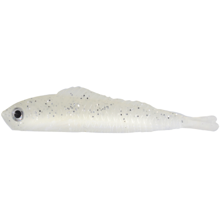 Drop-Shot Lucky Shad 6cm Glitter argento