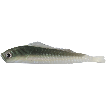 Drop-Shot Lucky Shad 6cm Green back