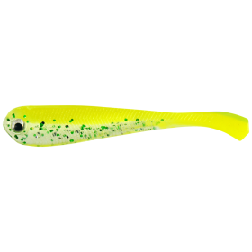Alevins jaunes Gladys Minnow 8,2 cm, présentés au drop-shot