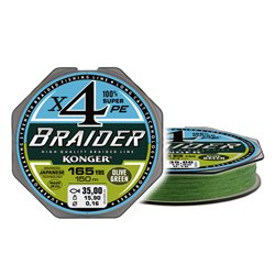 Braider X4 Olive Green 0,18/150m