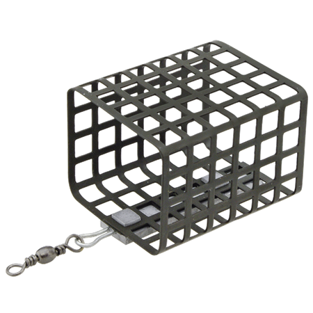 Open End Steel Feeder "Square" 20g