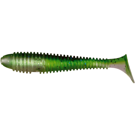 Ripper Grubber Shad 12cm Verde y pimienta