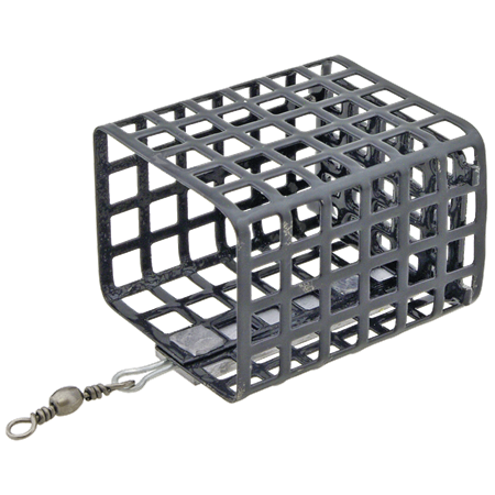 Block End Steel Feeder "Square" 30g
