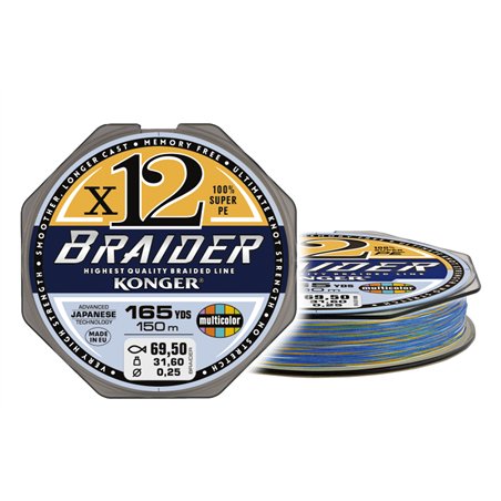 Braider X12 Multicolor 0,16/150m