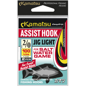 Haczyk Kamatsu Assist Hook Jig Light 1/0 100lbs