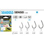 Snelled hook Method Feeder Classic Sensei 6 Fast Stop