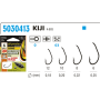 Snelled hook Method Feeder Long Kiji 10 with Silicone Ring