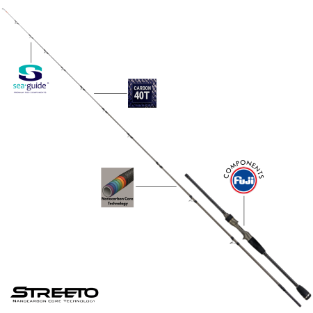 Streeto Caster Uptide MH214 214/10-30 Fishing Rod