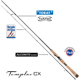 Templar CX Nano Carbon Perch 225/2-12 Fishing Rod