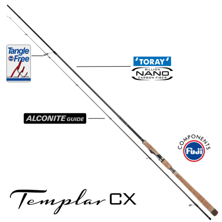 Templar CX Nano Carbon Black Rider 270/7-28 Fishing Rod